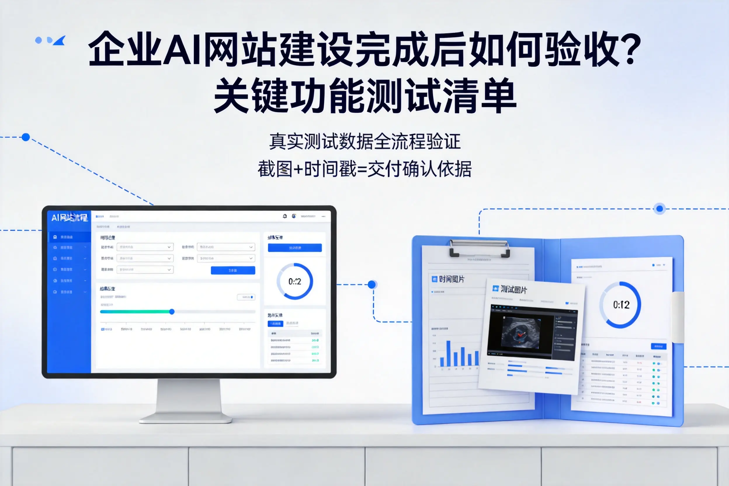 蚌埠企业AI网站建设完成后如何验收？关键功能测试清单
