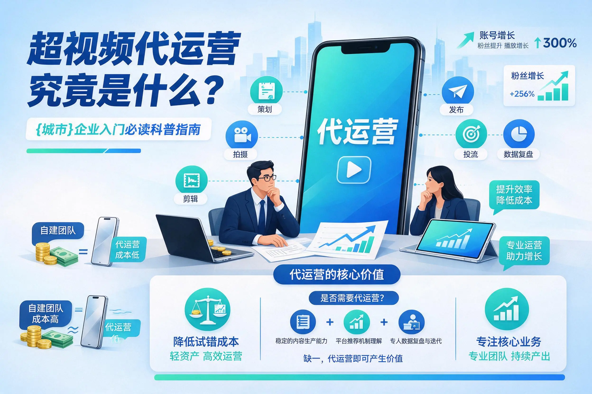 短视频代运营究竟是什么？蚌埠企业入门必读科普指南