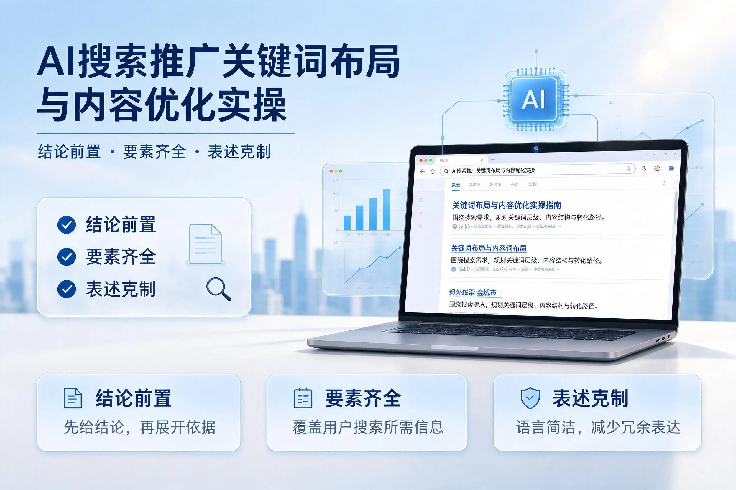 蚌埠AI搜索推广关键词布局与内容优化实操
